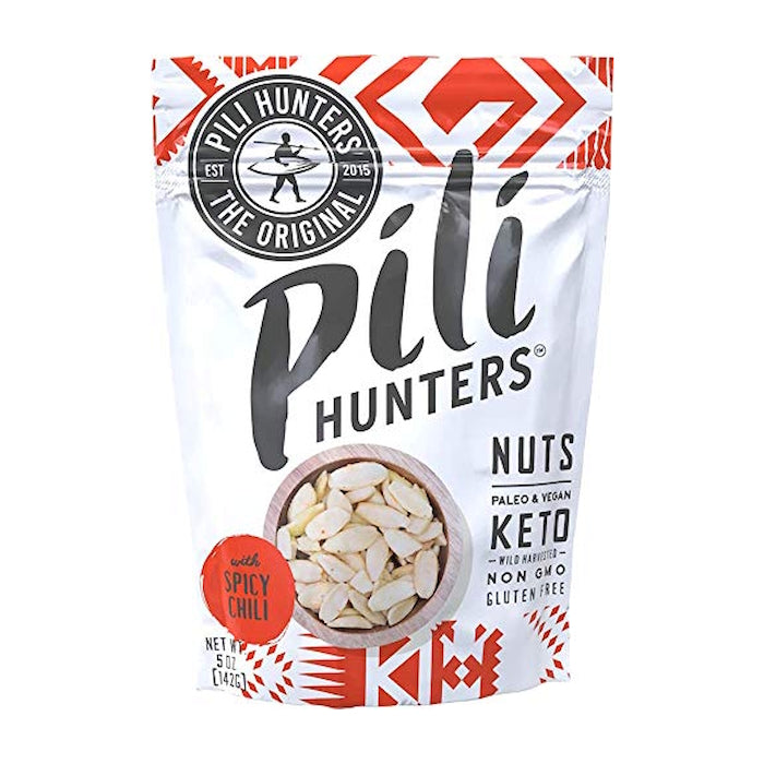 Pili Hunters Nuts With Spicy Chili 5oz Bag