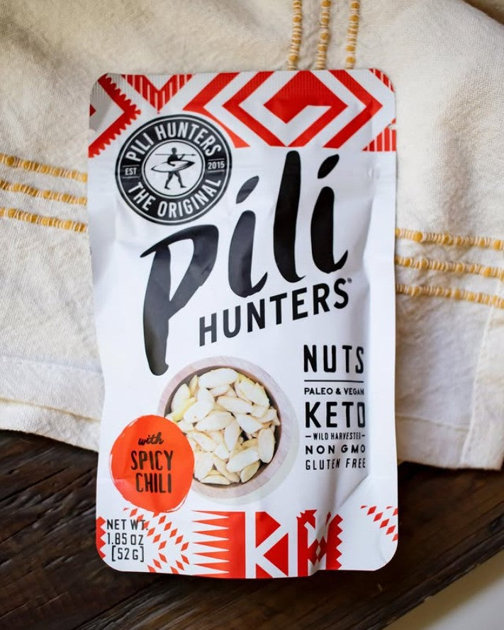 Pili Hunters Nuts With Spicy Chili Healthy Lifestyle Food