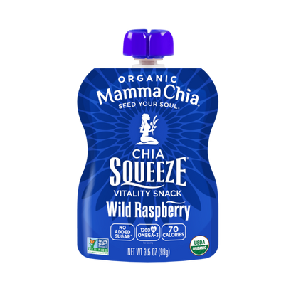 Mamma Chia Organic Chia Squeeze Wild Raspberry 3.5oz
